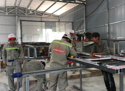 QUY TRÍNH SẢN XUẤT NHÔM THANH ĐỊNH HÌNH