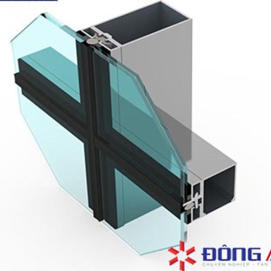 VÁCH MẶT DỰNG GIẤU ĐỐ VÀ LỘ ĐỐ XINGFA HỆ 65